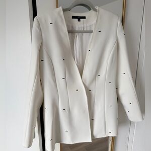 Behno Earna White Blazer NWT